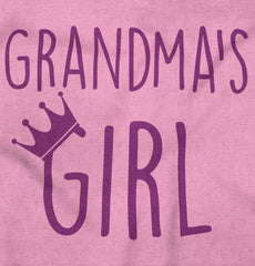Grandma's Girl Infant Toddler T Shirt-Direct To Garment Print-Brisco Baby