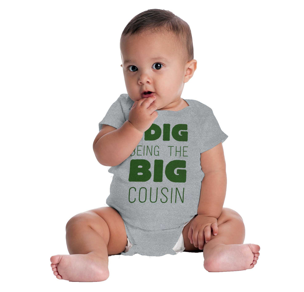 Dig Big Cousin Romper Bodysuit-Direct To Garment Print-Brisco Baby