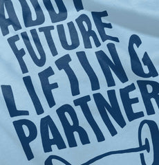 Lifting Partner Romper Bodysuit-Direct To Garment Print-Brisco Baby