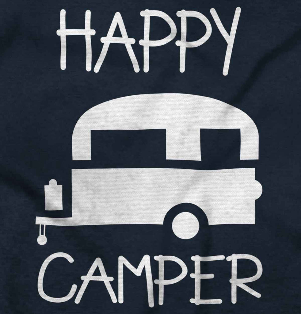 Happy Camper Romper Bodysuit-Direct To Garment Print-Brisco Baby