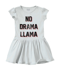 No Drama Solid Baby Infant Dress-Direct To Garment Print-Brisco Baby