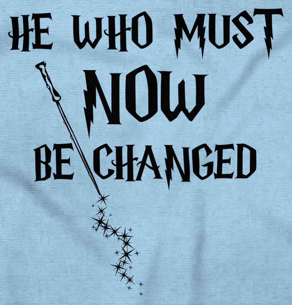 He Who Must Be Changed Romper Bodysuit-Direct To Garment Print-Brisco Baby