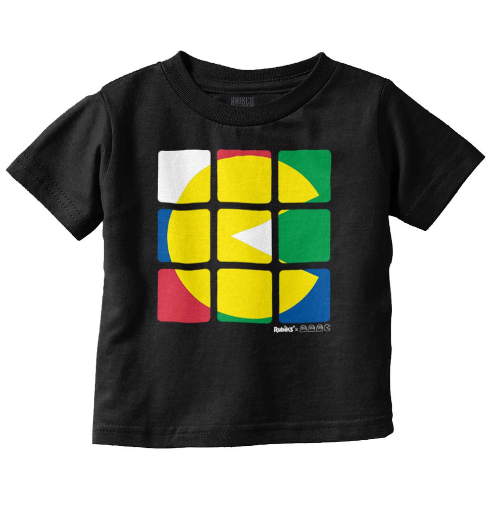 Artsy Pac-Man Infant Toddler T Shirt-Direct To Garment Print-Brisco Baby