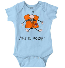 Baby Life Vest Romper Bodysuit-Direct To Garment Print-Brisco Baby