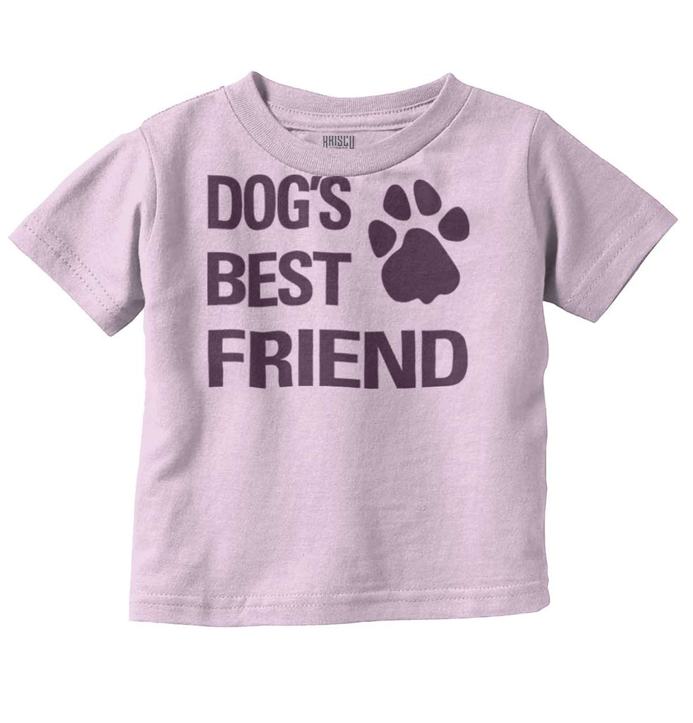 Dog's Best Friend Infant Toddler T Shirt-Direct To Garment Print-Brisco Baby