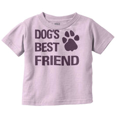 Dog's Best Friend Infant Toddler T Shirt-Direct To Garment Print-Brisco Baby