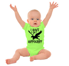 Pet Hippogriff Romper Bodysuit-Direct To Garment Print-Brisco Baby