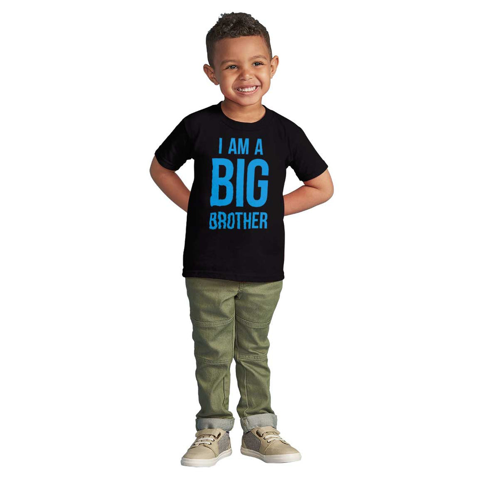 I Am A Big Brother Infant Toddler T Shirt-Direct To Garment Print-Brisco Baby
