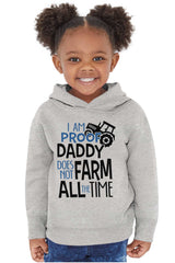 Farm All The Time Toddler Pullover Hoodie-Direct To Garment Print-Brisco Baby