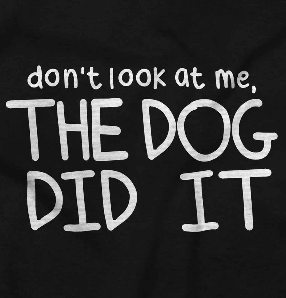 Dog Did It Romper Bodysuit-Direct To Garment Print-Brisco Baby