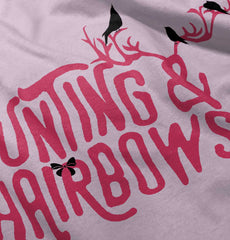 Hunting And Hairbows Romper Bodysuit-Direct To Garment Print-Brisco Baby