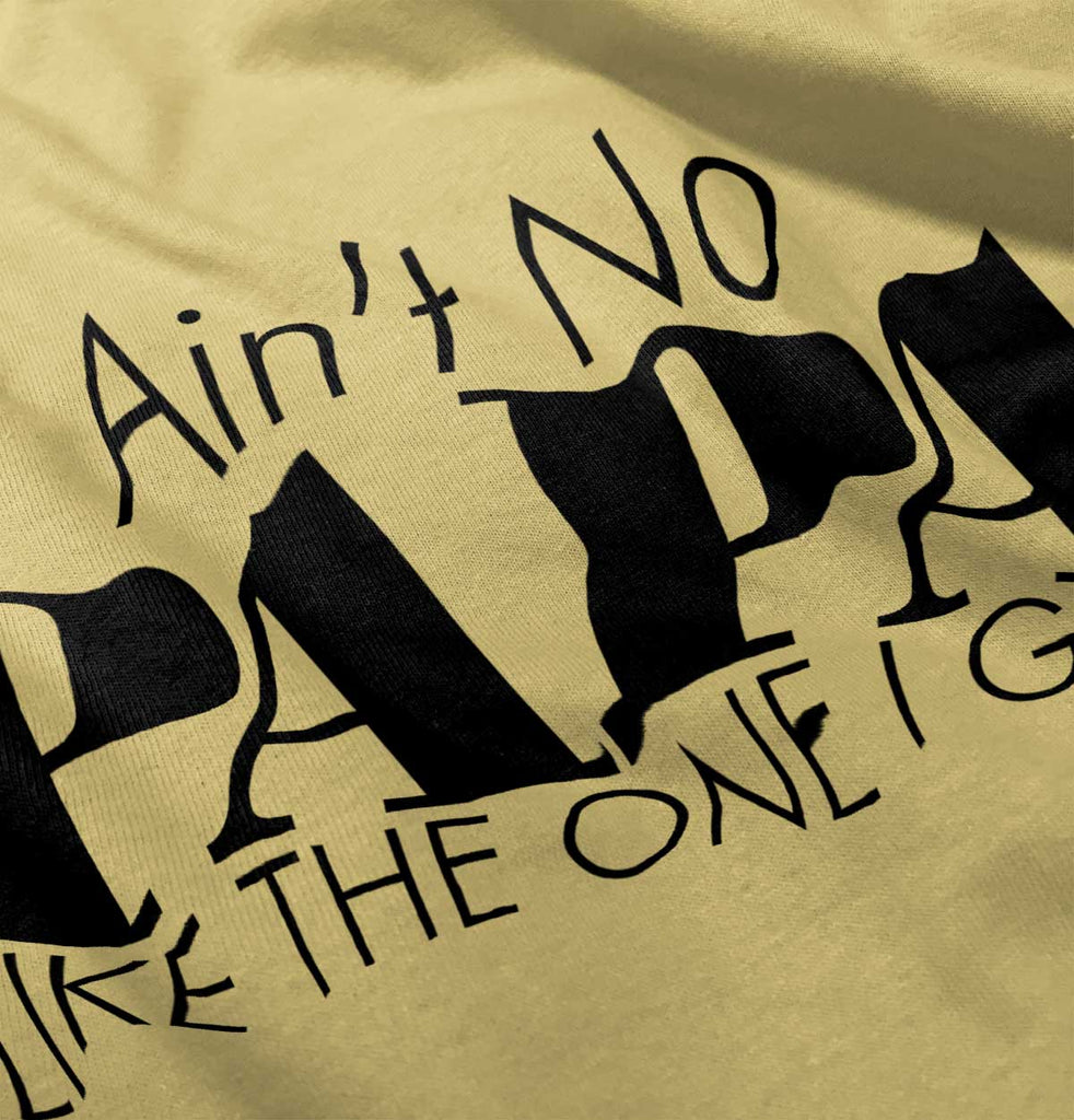 Ain't No Papa Like Mine Infant Toddler T Shirt-Direct To Garment Print-Brisco Baby