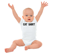 Cat Shirt Romper Bodysuit-Direct To Garment Print-Brisco Baby