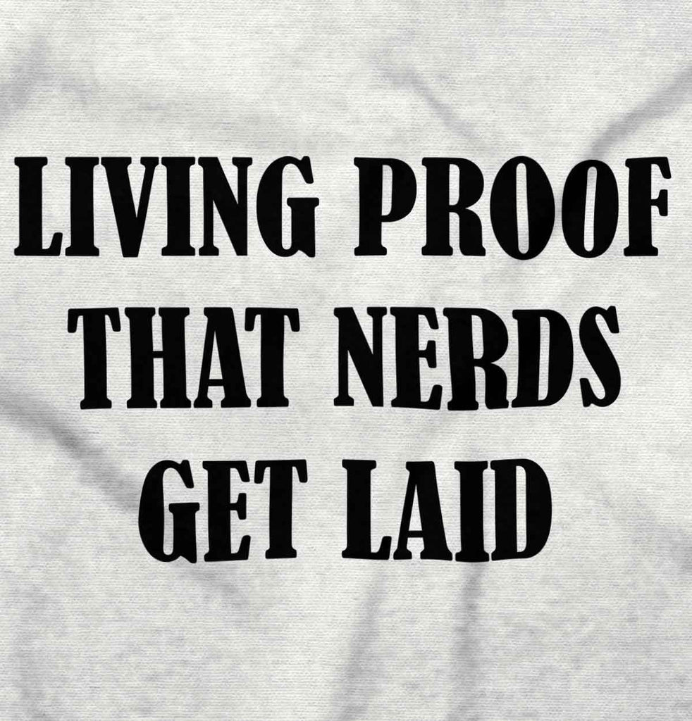 Nerds Get Laid Infant Baby Bib-Direct To Garment Print-Brisco Baby