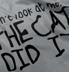 Cat Did It Solid Baby Pajama Top-Direct To Garment Print-Brisco Baby