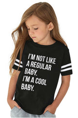 Cool Baby Toddler Football Jersey Tee-Direct To Garment Print-Brisco Baby