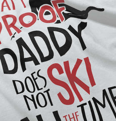 Ski Slopes Father Romper Bodysuit-Direct To Garment Print-Brisco Baby