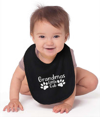 Granmda's Little Cub Infant Baby Bib-Direct To Garment Print-Brisco Baby
