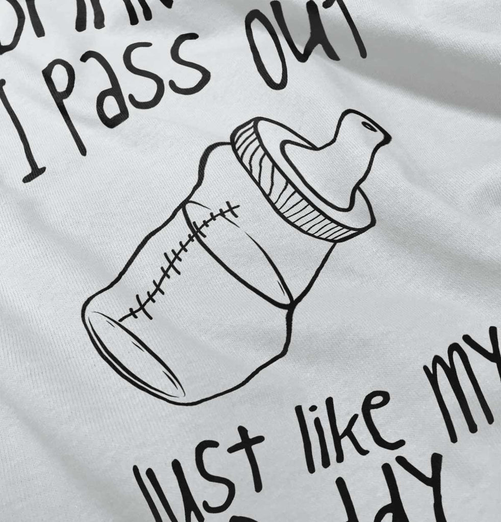 Like My Daddy Infant Baby Bib-Direct To Garment Print-Brisco Baby