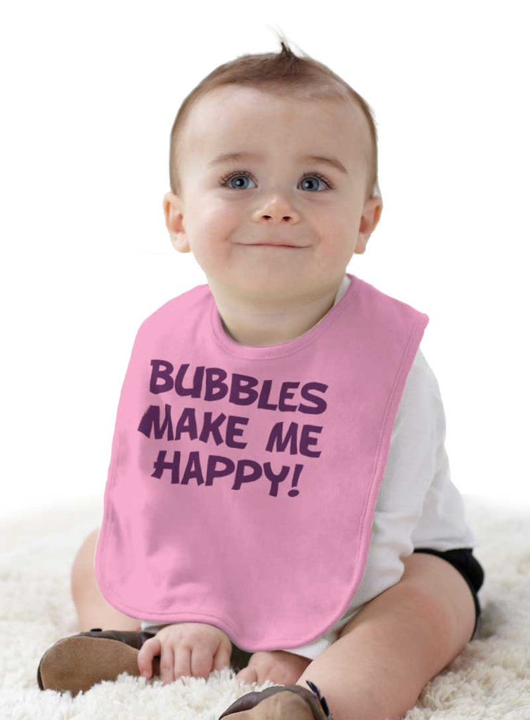 Bubbles Infant Baby Bib-Direct To Garment Print-Brisco Baby
