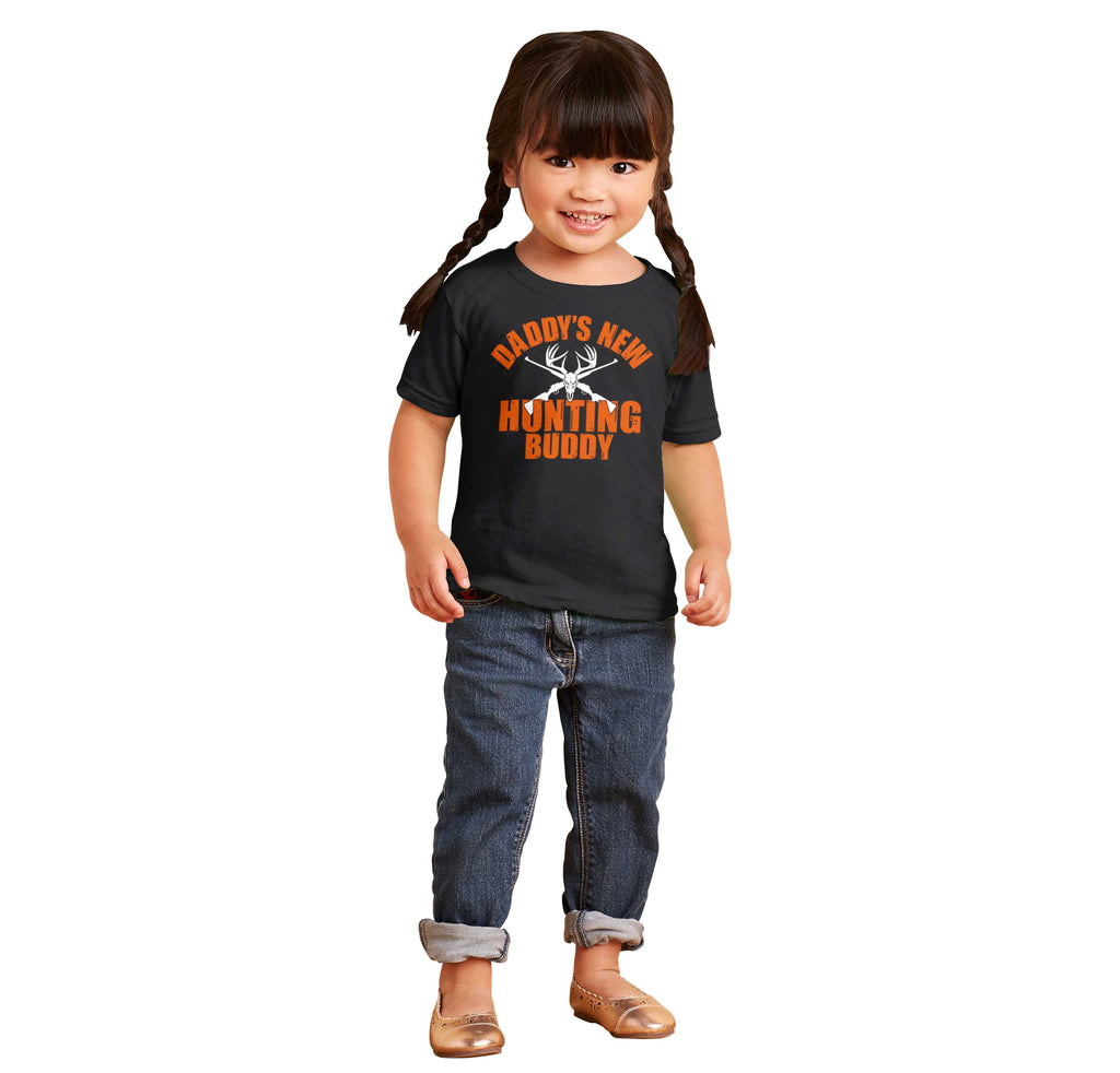 New Deer Hunting Buddy Infant Toddler T Shirt-Direct To Garment Print-Brisco Baby