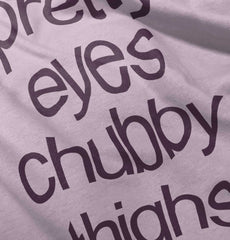 Chubby Thighs Infant Toddler T Shirt-Direct To Garment Print-Brisco Baby