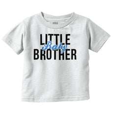 Little Baby Brother Infant Toddler T Shirt-Direct To Garment Print-Brisco Baby