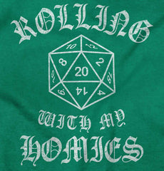 Rolling With My Homies Dungeons Toddler Pullover Hoodie-Direct To Garment Print-Brisco Baby