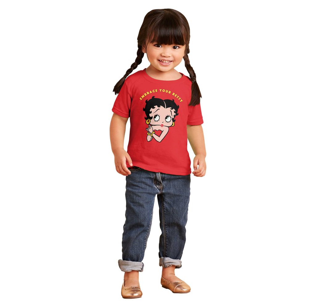 Embrace Your Betty Infant Toddler T Shirt-Direct To Garment Print-Brisco Baby