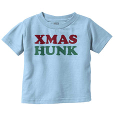 Xmas Hunk Infant Toddler T Shirt-Direct To Garment Print-Brisco Baby