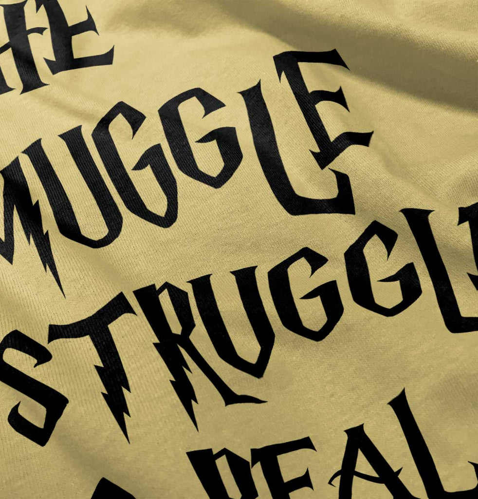 Muggle Struggle Is Real Infant Toddler T Shirt-Direct To Garment Print-Brisco Baby