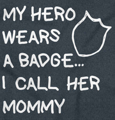 Hero Wears Badge Football Romper Bodysuit-Direct To Garment Print-Brisco Baby