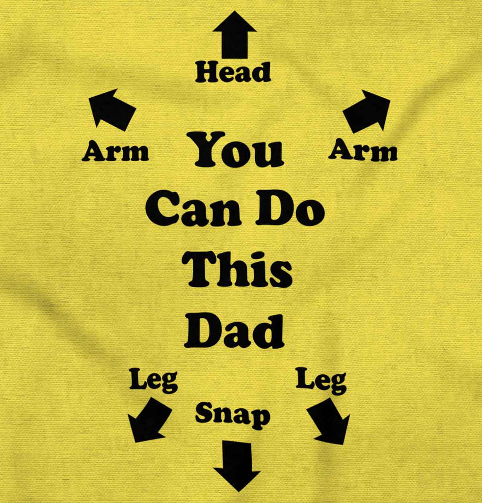 You Can Do This Romper Bodysuit-Direct To Garment Print-Brisco Baby