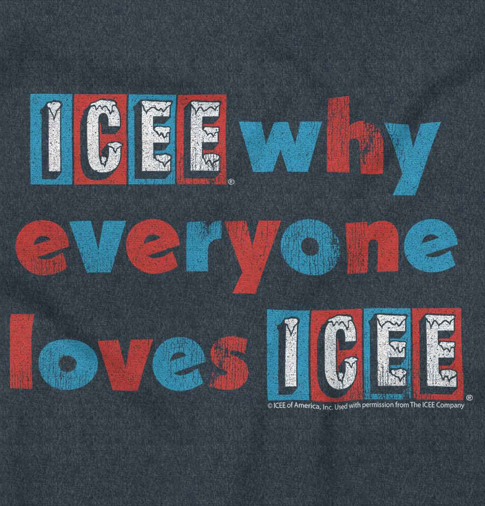 Everyone Loves Icee Toddler Football Jersey Tee-Direct To Garment Print-Brisco Baby