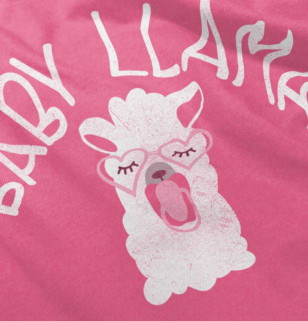 Baby Llama Football Romper Bodysuit-Direct To Garment Print-Brisco Baby