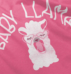 Baby Llama Football Romper Bodysuit-Direct To Garment Print-Brisco Baby