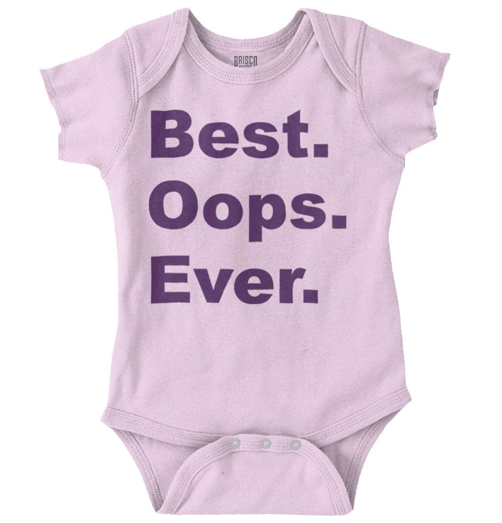 Best Oops Ever Romper Bodysuit-Direct To Garment Print-Brisco Baby