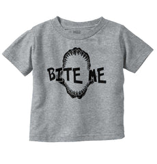 Bite Me Infant Toddler T Shirt-Direct To Garment Print-Brisco Baby