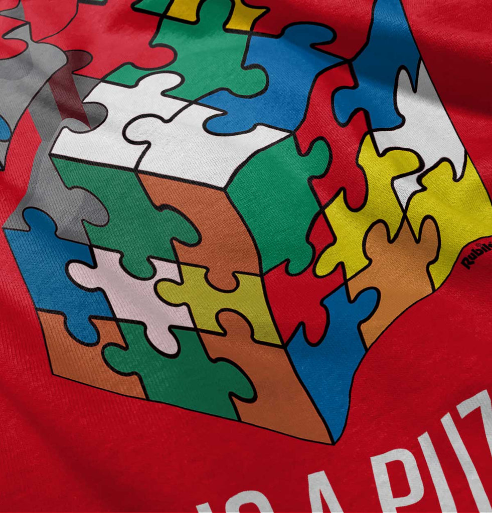 Life Is A Puzzle Infant Toddler T Shirt-Direct To Garment Print-Brisco Baby