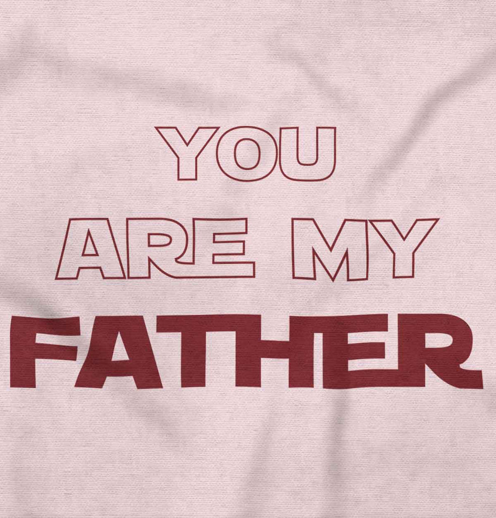You Are My Father Toddler Ruffled Trim T-Shirt-Direct To Garment Print-Brisco Baby