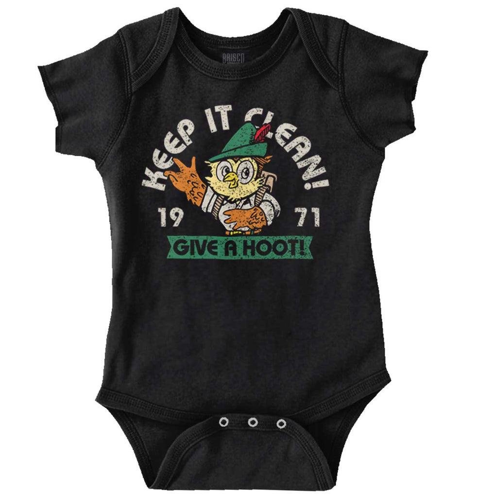 Keep It Clean Romper Bodysuit-Direct To Garment Print-Brisco Baby