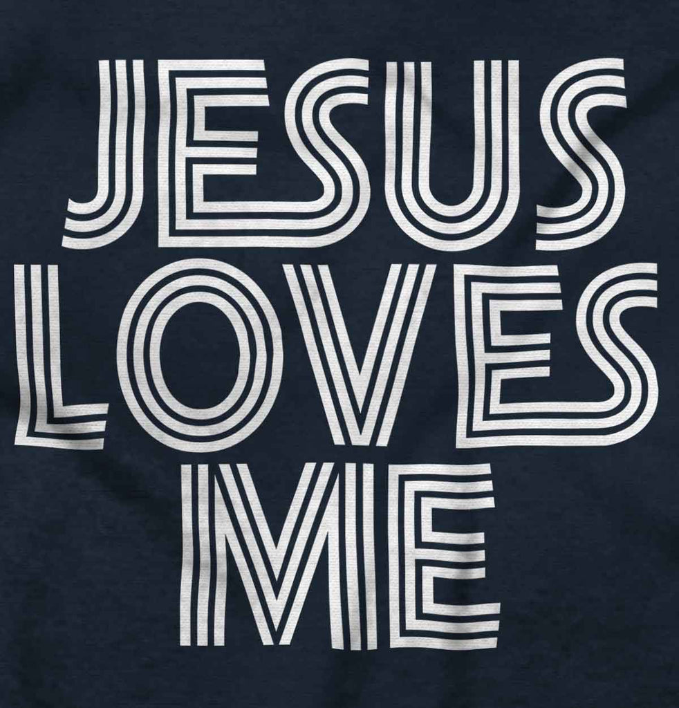 Christ Loves Me Romper Bodysuit-Direct To Garment Print-Brisco Baby