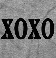 XOXO Infant Toddler T Shirt-Direct To Garment Print-Brisco Baby