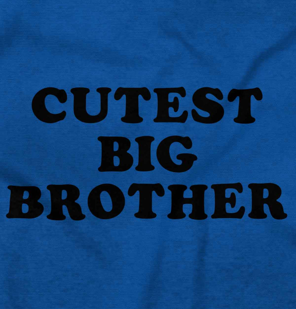 Cutest Big Brother Romper-Direct To Garment Print-Brisco Baby
