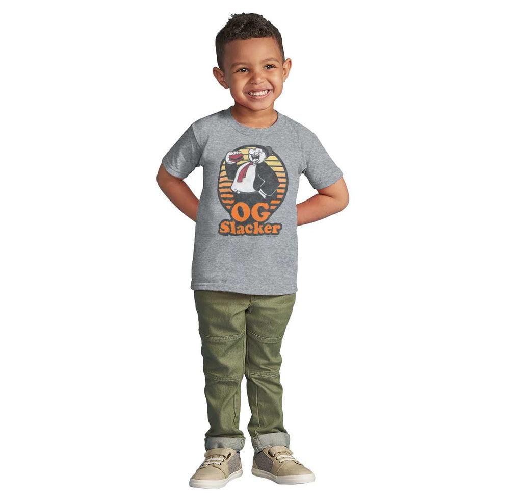OG Slacker Infant Toddler T Shirt-Direct To Garment Print-Brisco Baby