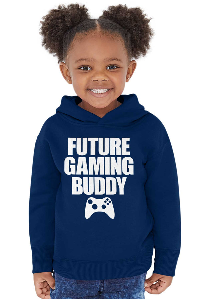 Future Gaming Buddy Toddler Pullover Hoodie-Direct To Garment Print-Brisco Baby