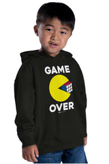 Game Over Toddler Pullover Hoodie-Direct To Garment Print-Brisco Baby