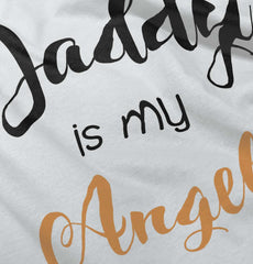 Daddy Is My Angel Romper Bodysuit-Direct To Garment Print-Brisco Baby