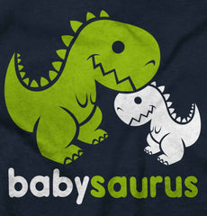 Babysaurus Rex Romper Bodysuit-Direct To Garment Print-Brisco Baby