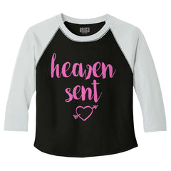 Heaven Sent Toddler Baseball-Direct To Garment Print-Brisco Baby